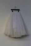 marc le bihan 25000 puffy lace skirt 4-layer yarn white
